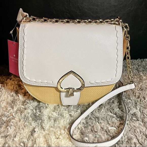 NWT Kate Spade Medium Chain Saddle Bag - Picture 1 of 12